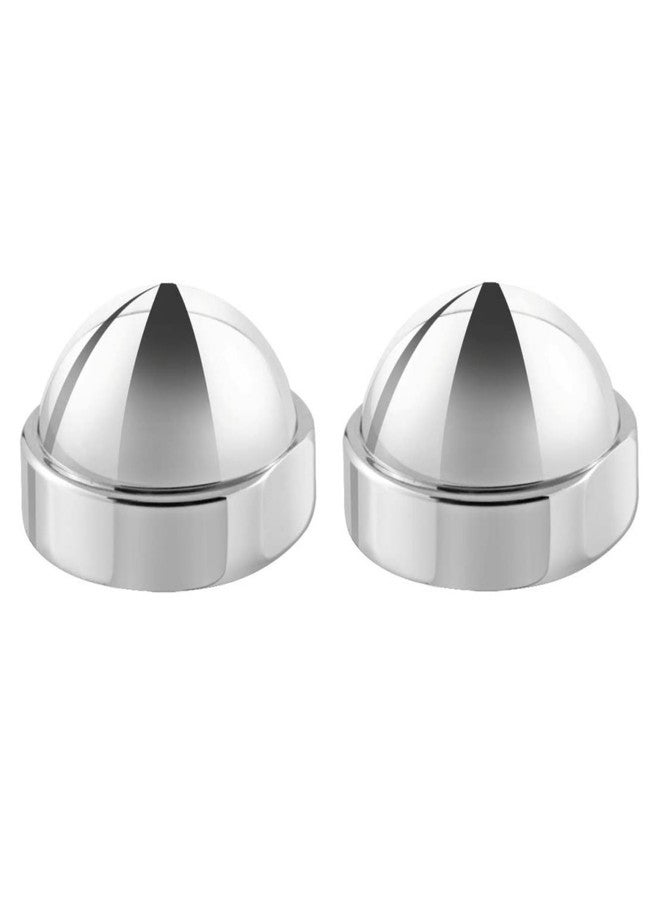 KINIK Chrome Plated Brass Plug End Cap 1/2" Male for Pipe Fittings (Pack of 2) - Durable, Corrosion-Resistant, Leak-Proof Brass Plugs for Secure Pipe Sealing and Plumbing Applications. - Image 1